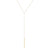 14k Yelow Gold Bar Drop Necklace