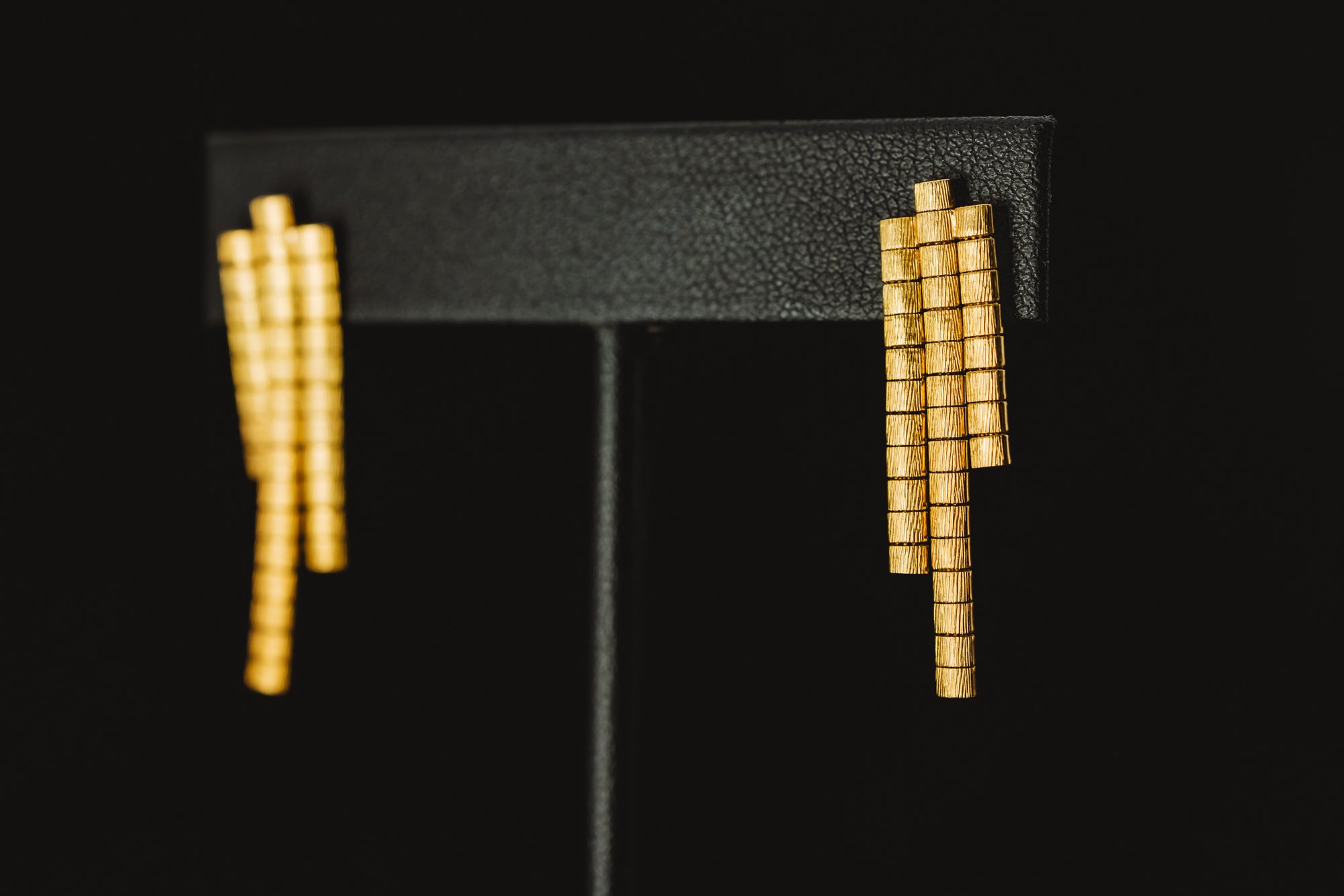 14k Yellow Gold Drop Earrings