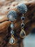 Sterling/14k White Gold/18k Yellow Gold Rose Cut Diamond Earrings