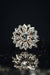 14k White Gold Diamond Cluster Ring