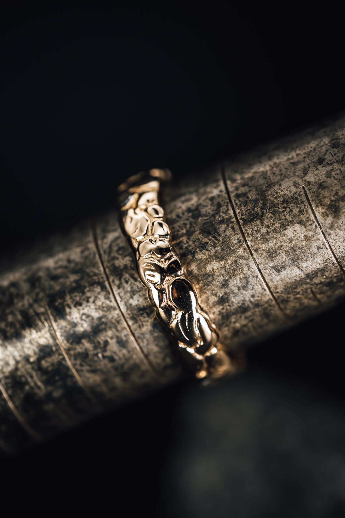 14k Yellow Gold and Diamond Ring