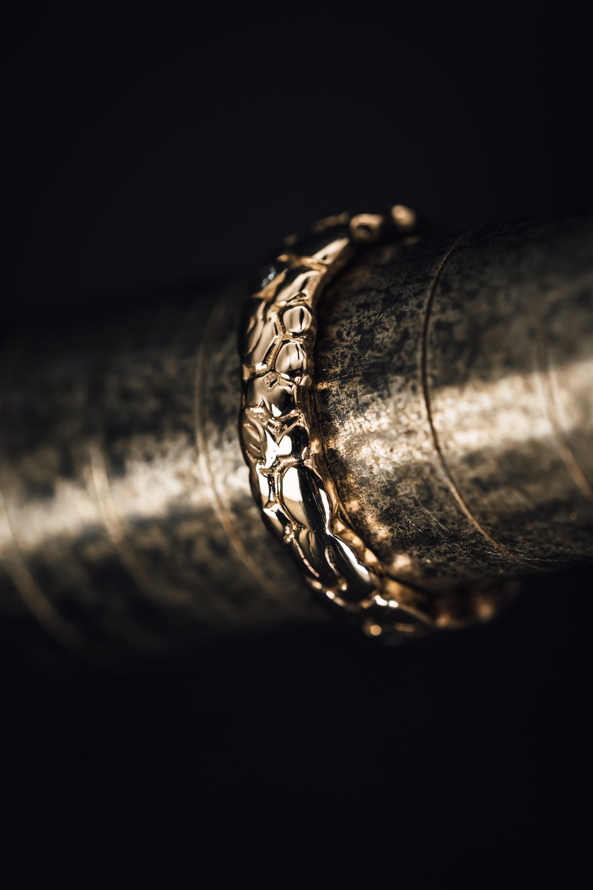 14k Yellow Gold and Diamond Ring