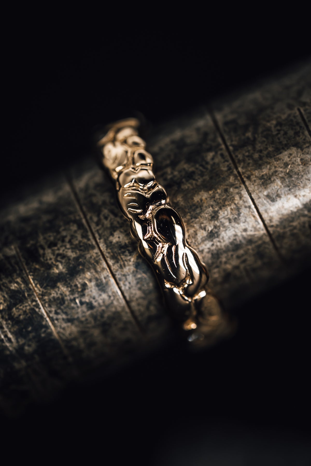 14k Yellow Gold and Diamond Ring