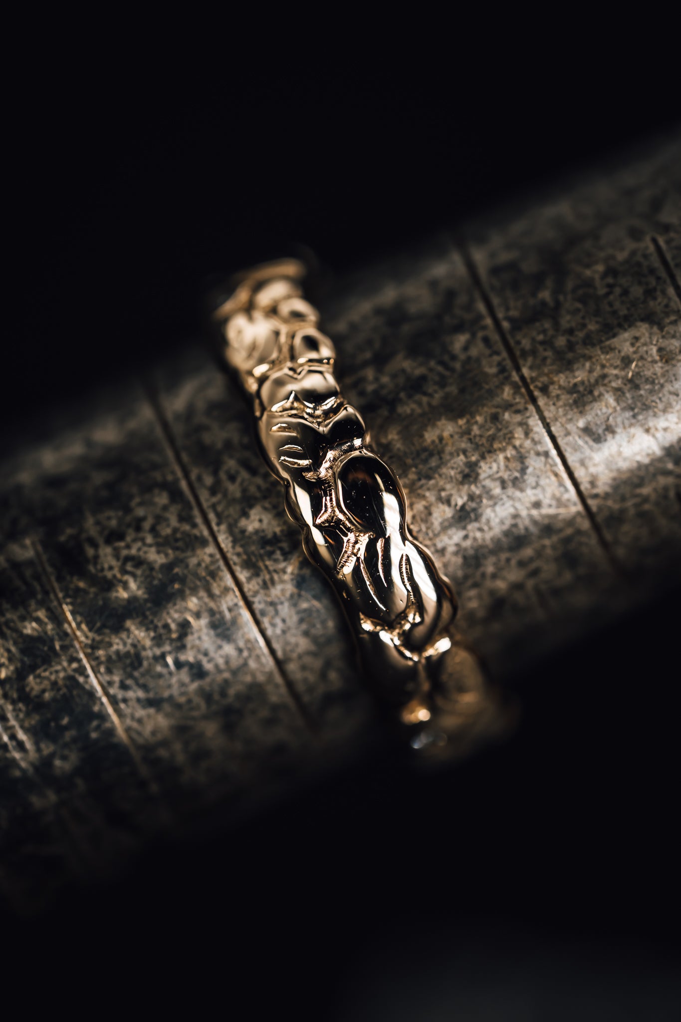 14k Yellow Gold and Diamond Ring