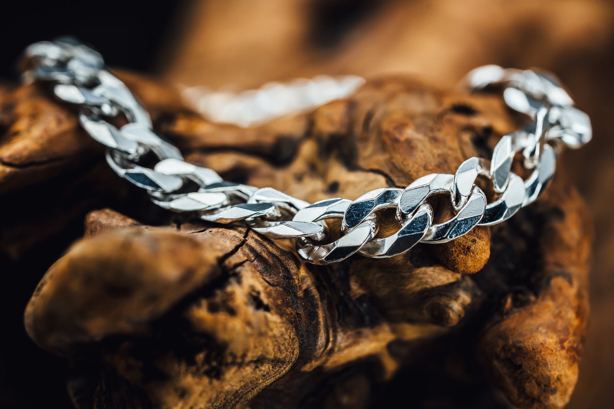 Sterling Silver Curb Chain Bracelet