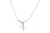 14k White Gold Diamond Necklace