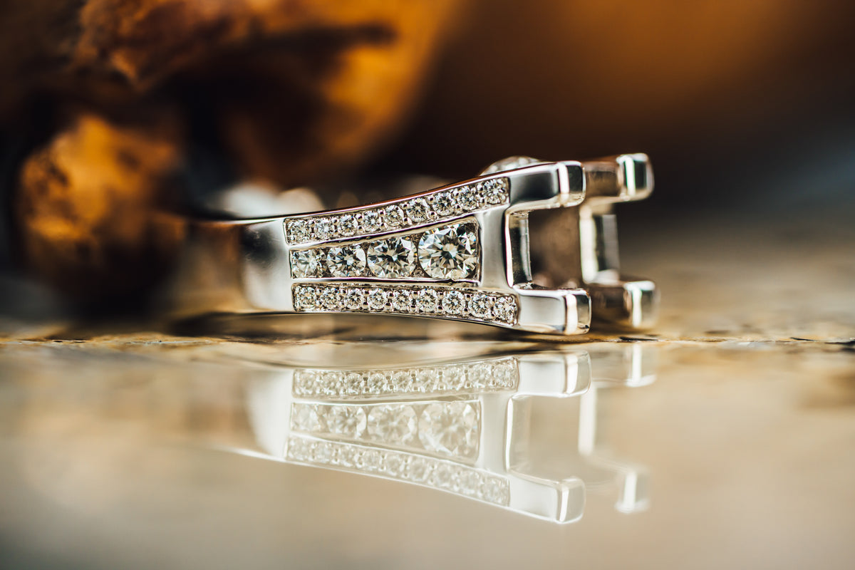 14k White Gold Diamond Mounting