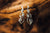 14k White Gold and Diamond Twist Earrings
