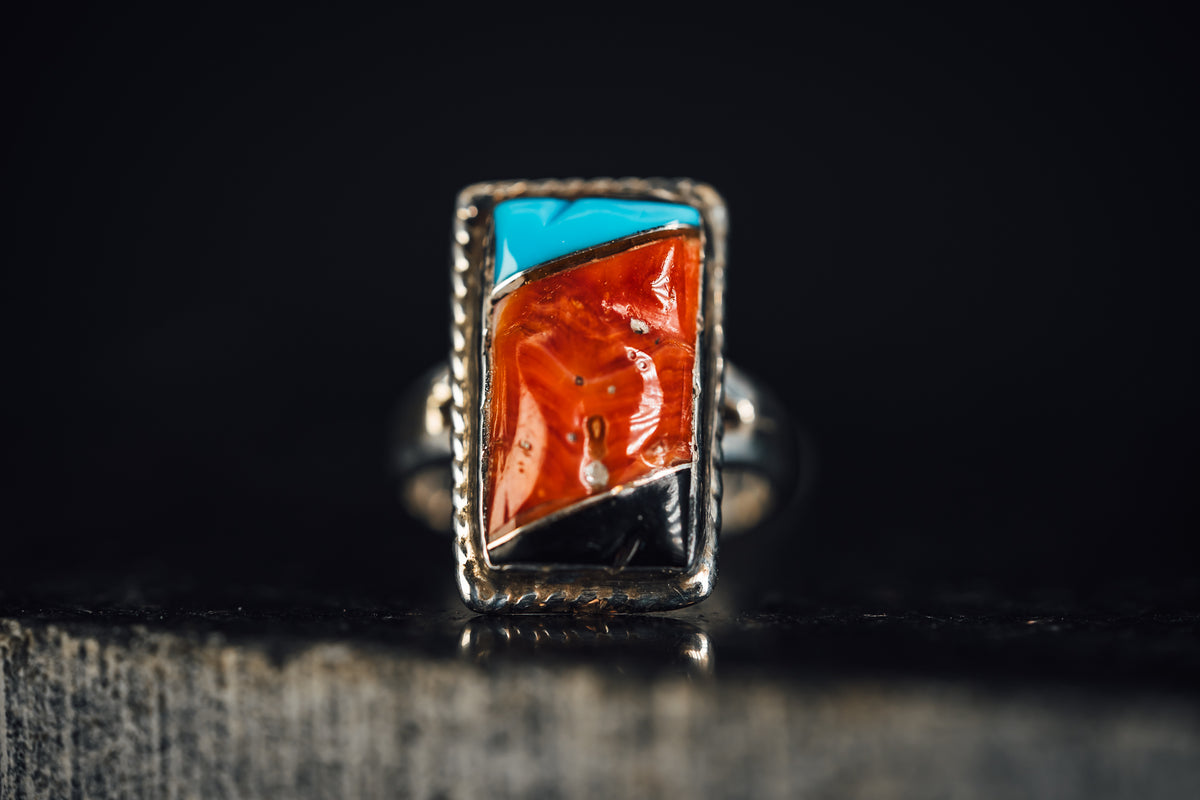 Sterling Silver Inlay Ring