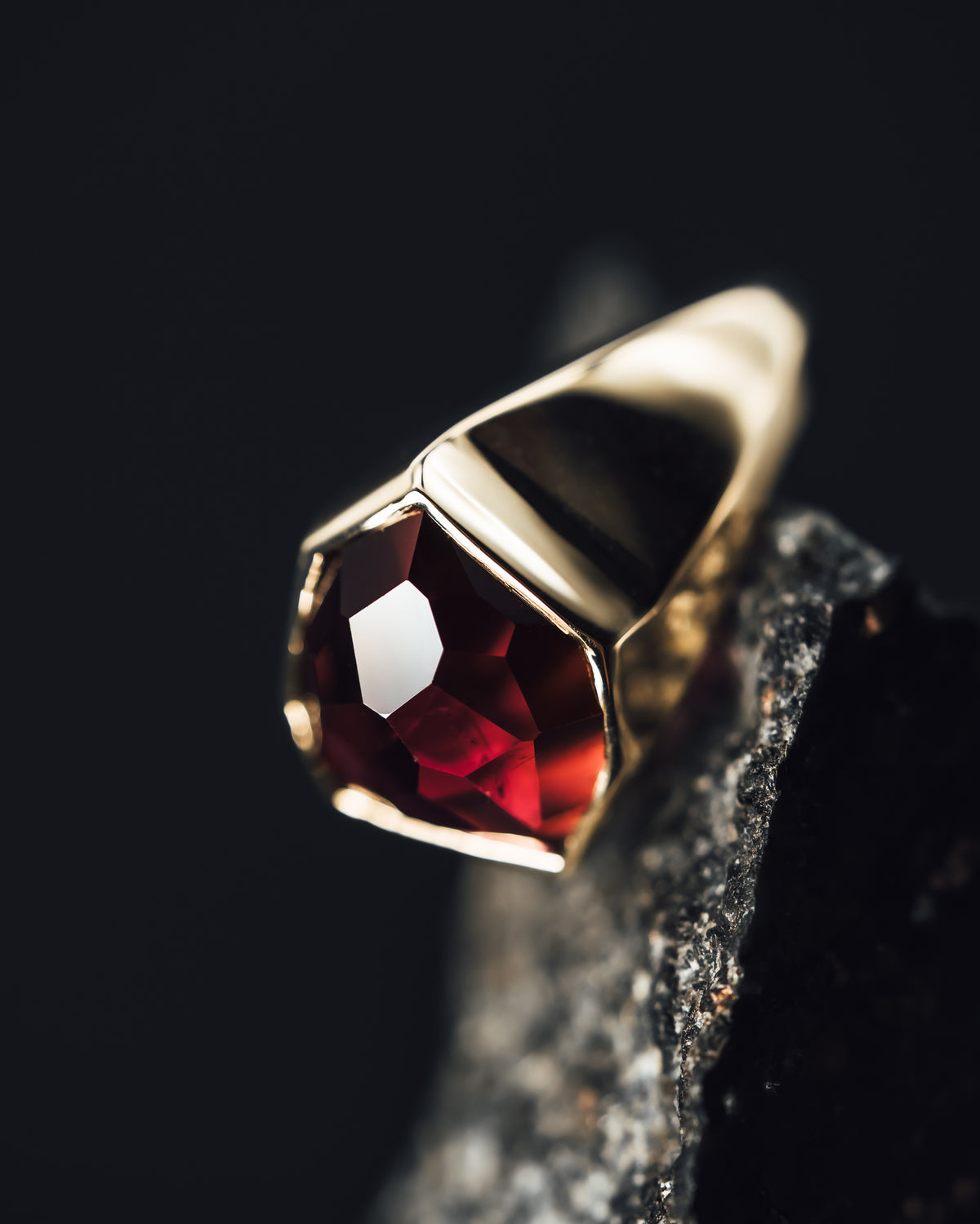 14k Yellow Gold Pink Tourmaline Ring