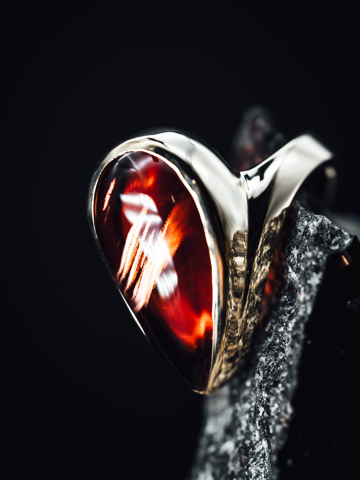 14k Yellow Gold Custom Oregon Sunstone Ring