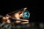14k Rose Gold Blue Zircon Ring