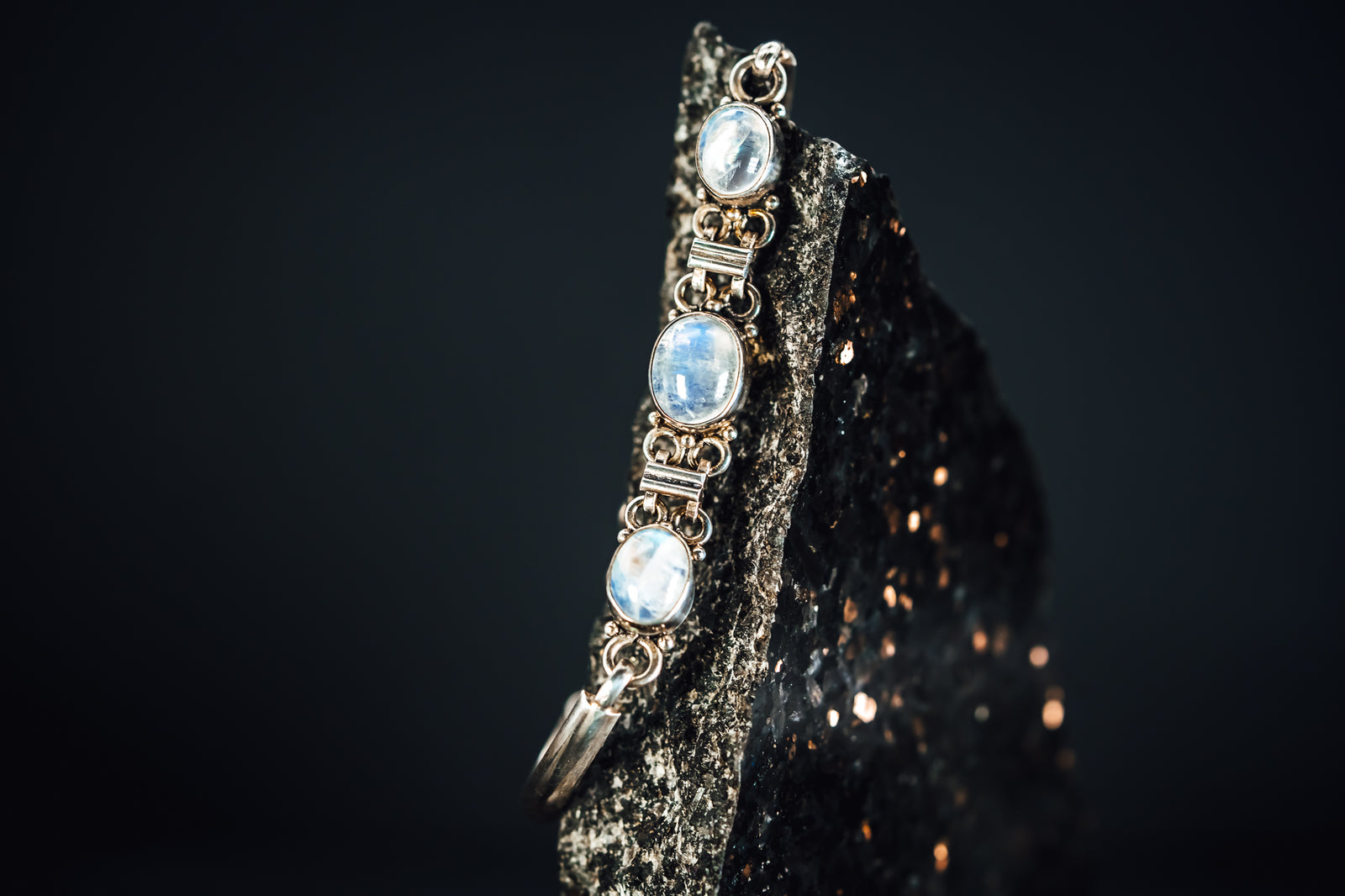 Sterling Silver Moonstone Bracelet