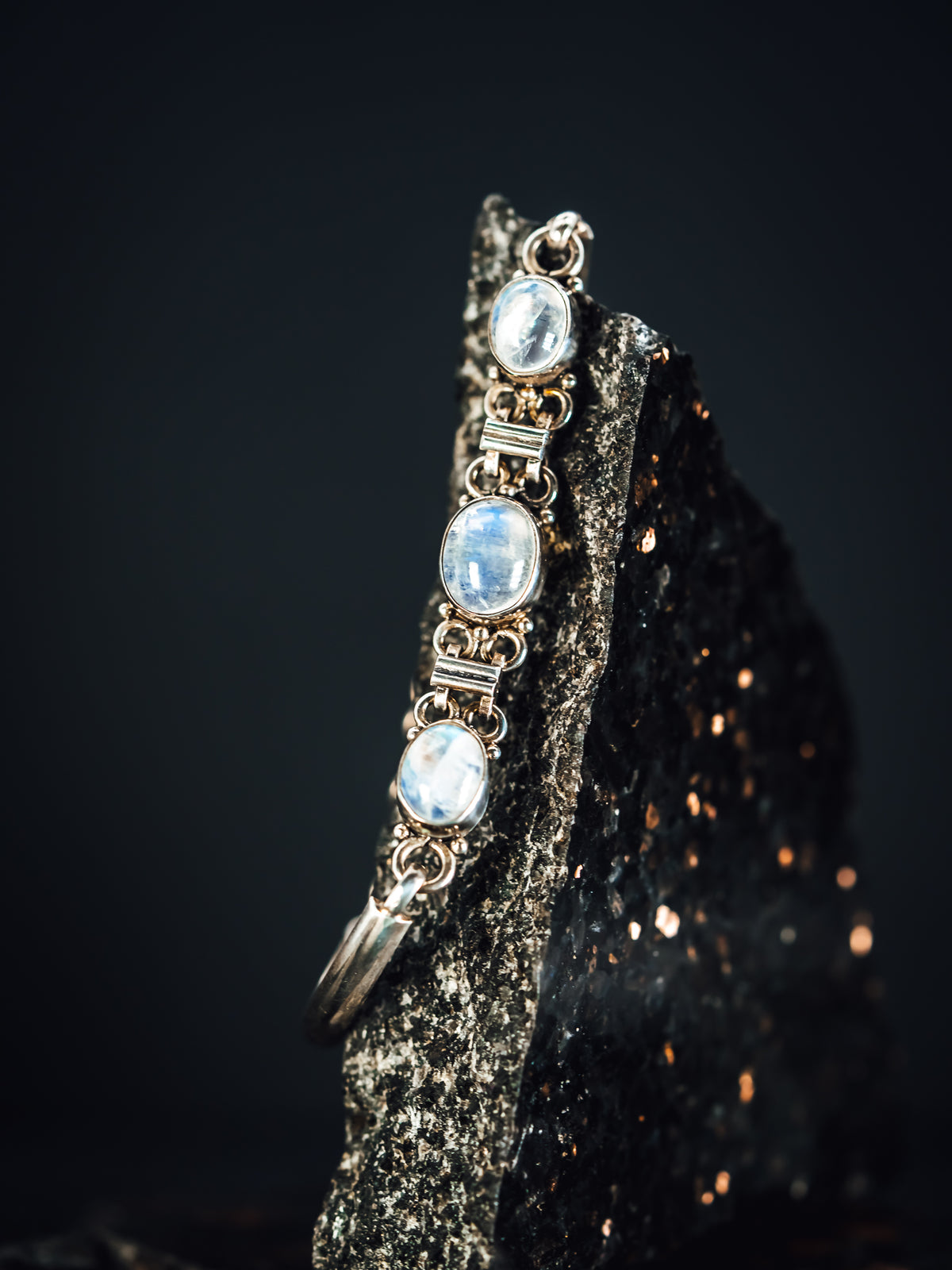 Sterling Silver Moonstone Bracelet