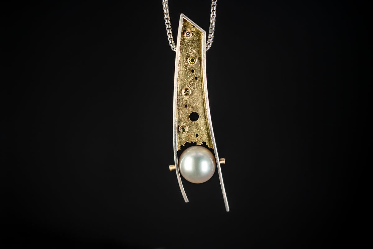 Sterling Silver and 18k Yellow Gold