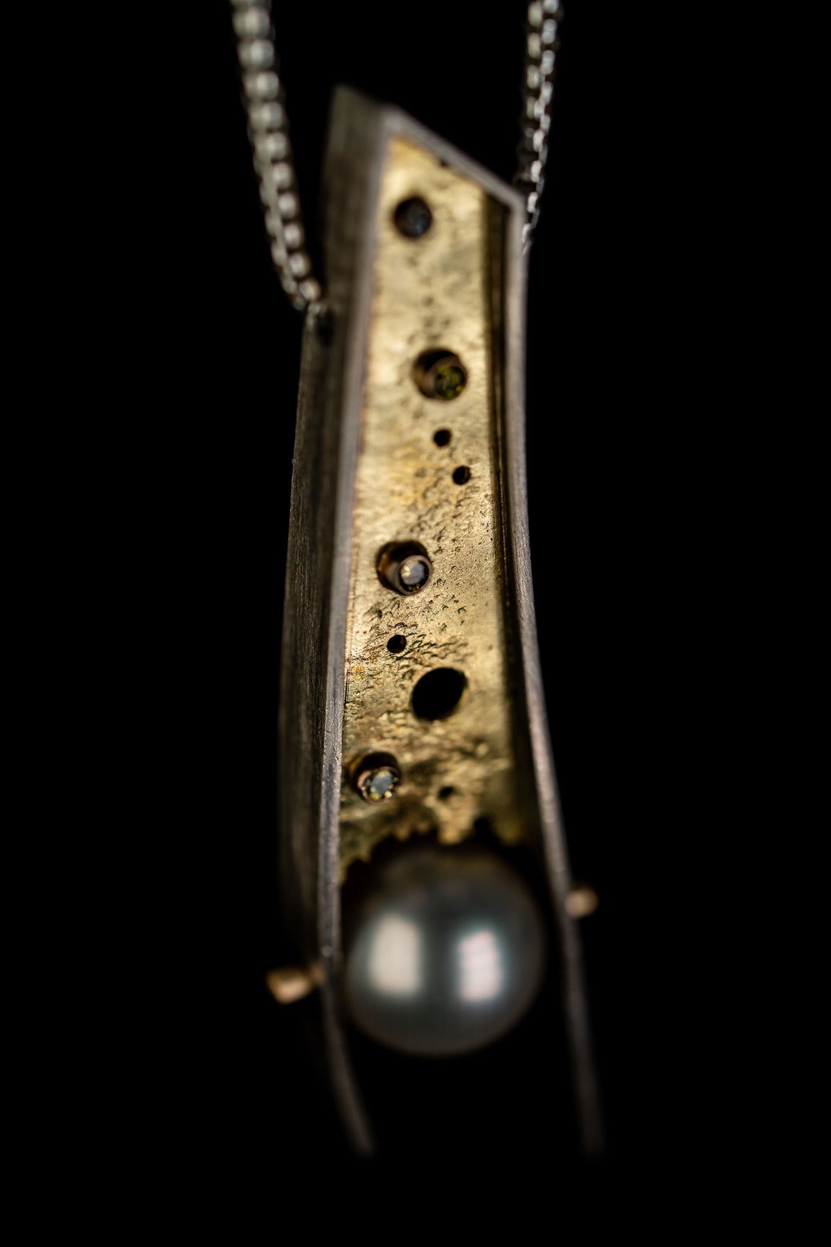 Sterling Silver and 18k Yellow Gold