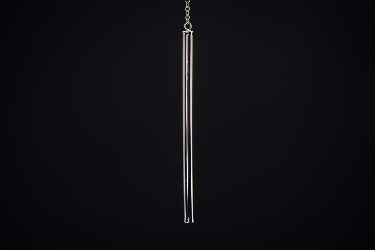 Sterling Silver Bar Drop Necklace