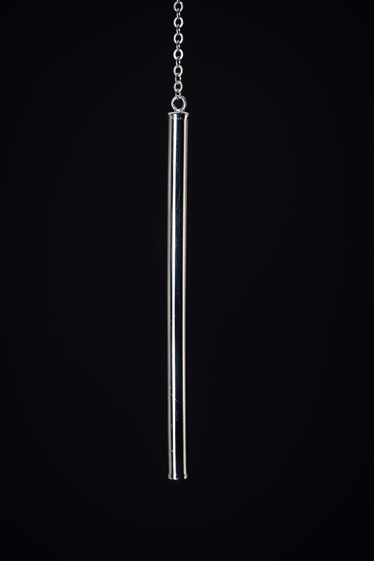 Sterling Silver Bar Drop Necklace