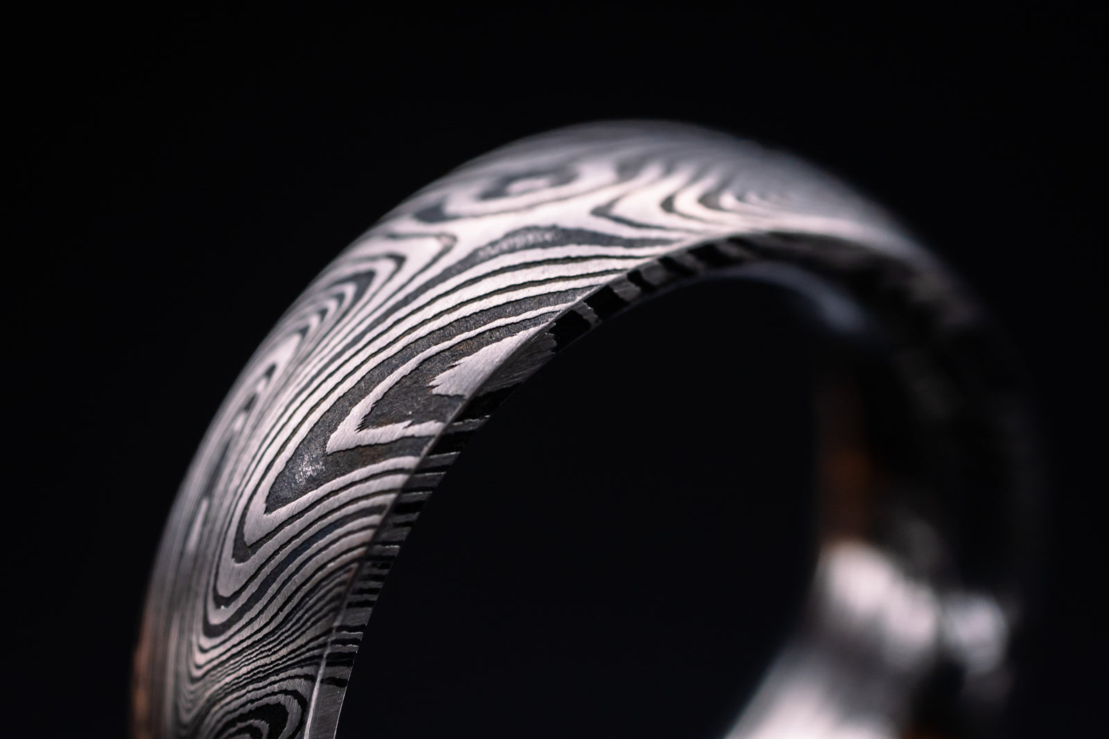 Damascus Stainless Steel Ring