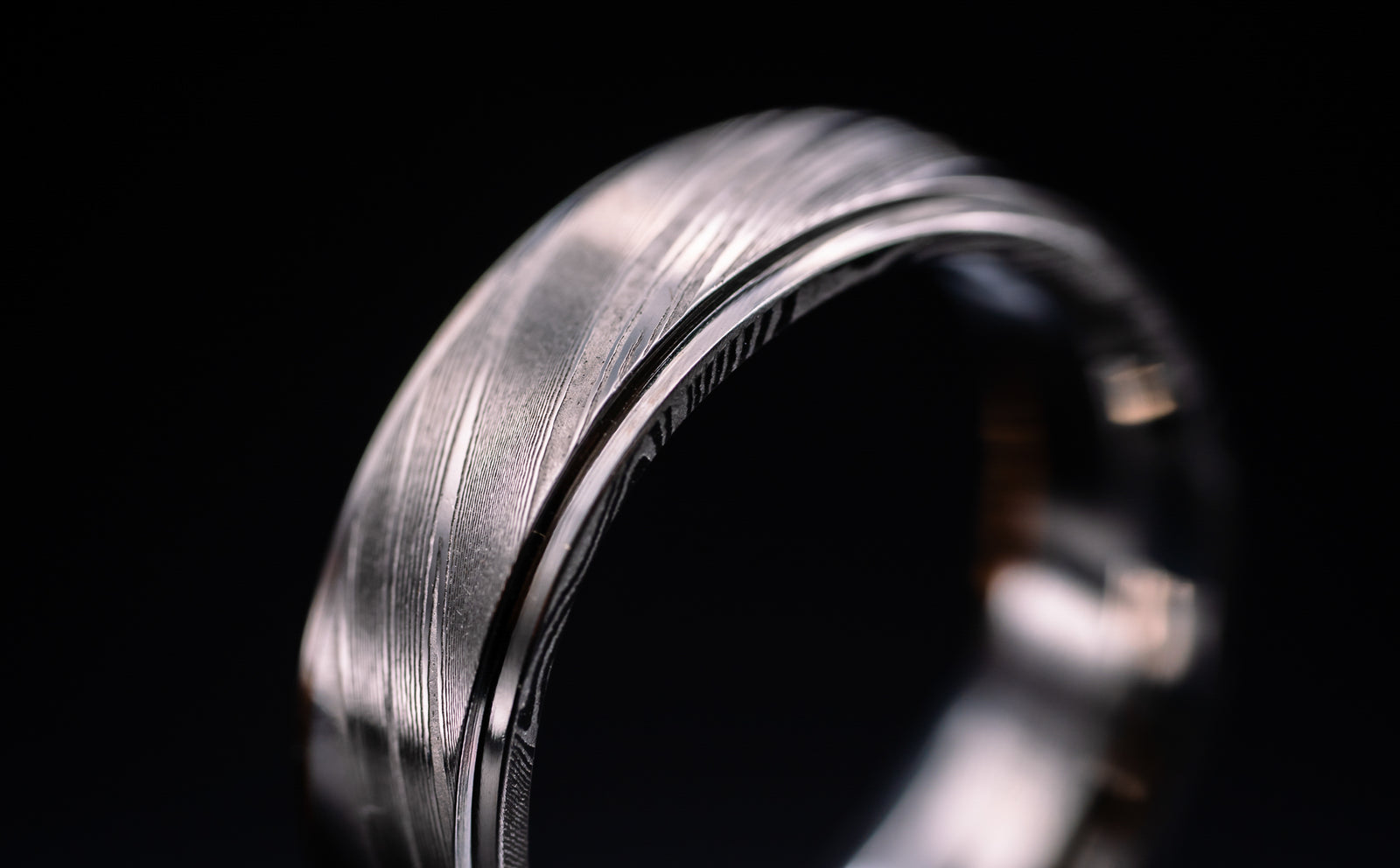 Damascus Stainless Steel Ring