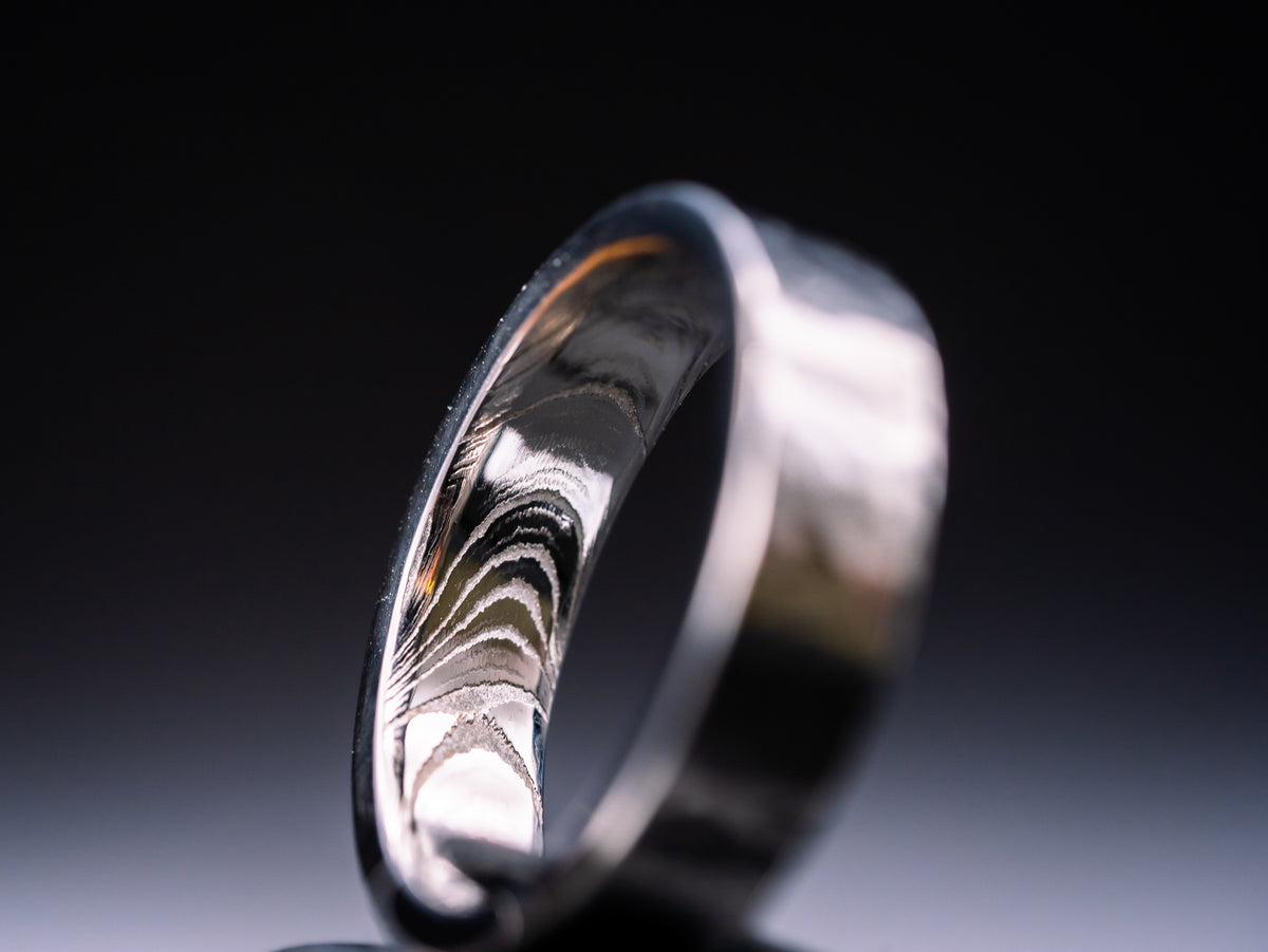 Damascus Stainless Steel Ring