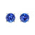 14k White Gold Tanzanite Stud Earrings