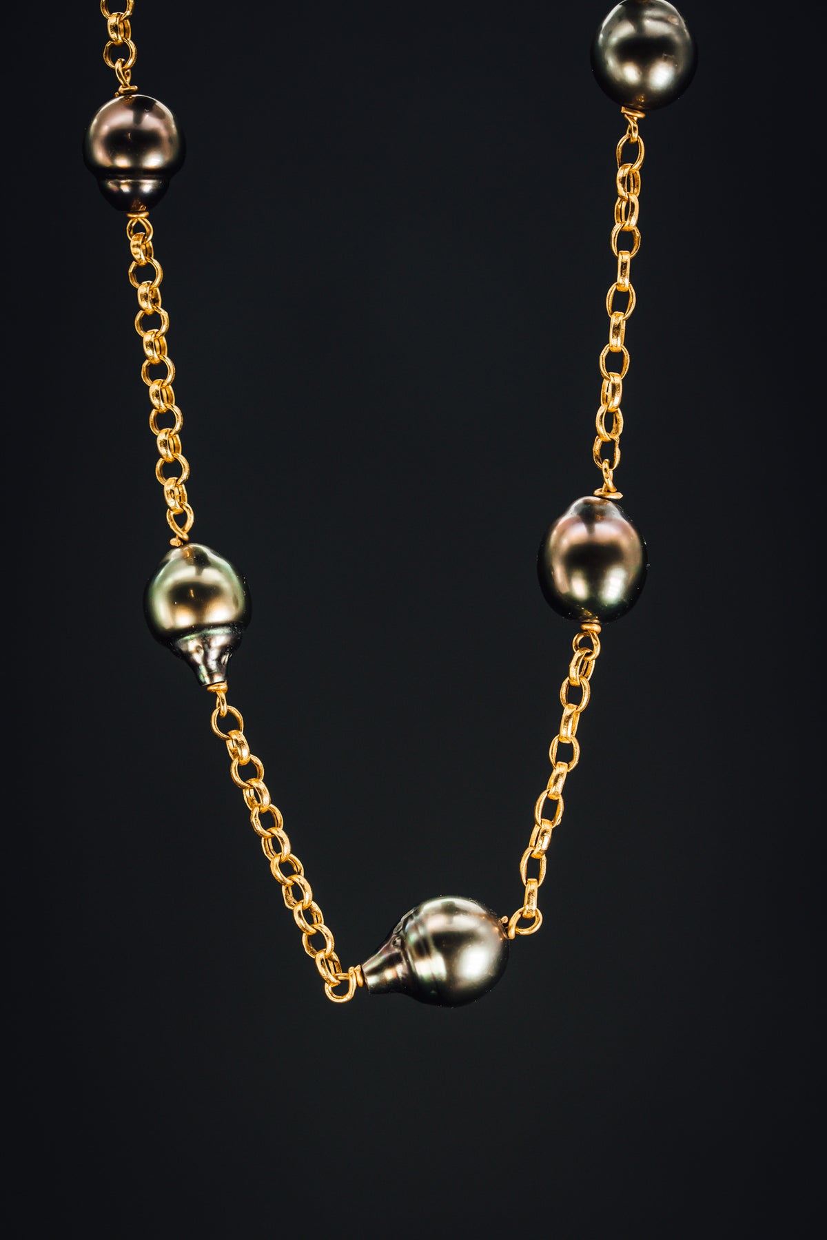 18k Yellow Gold Sou Sea Pearl Necklace