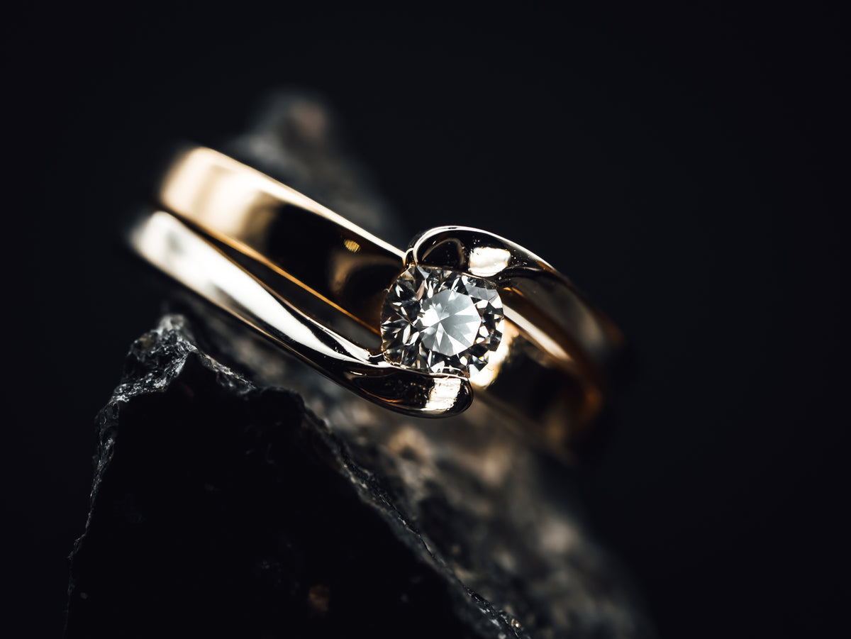 14k Two-Tone Gold Diamond Ring