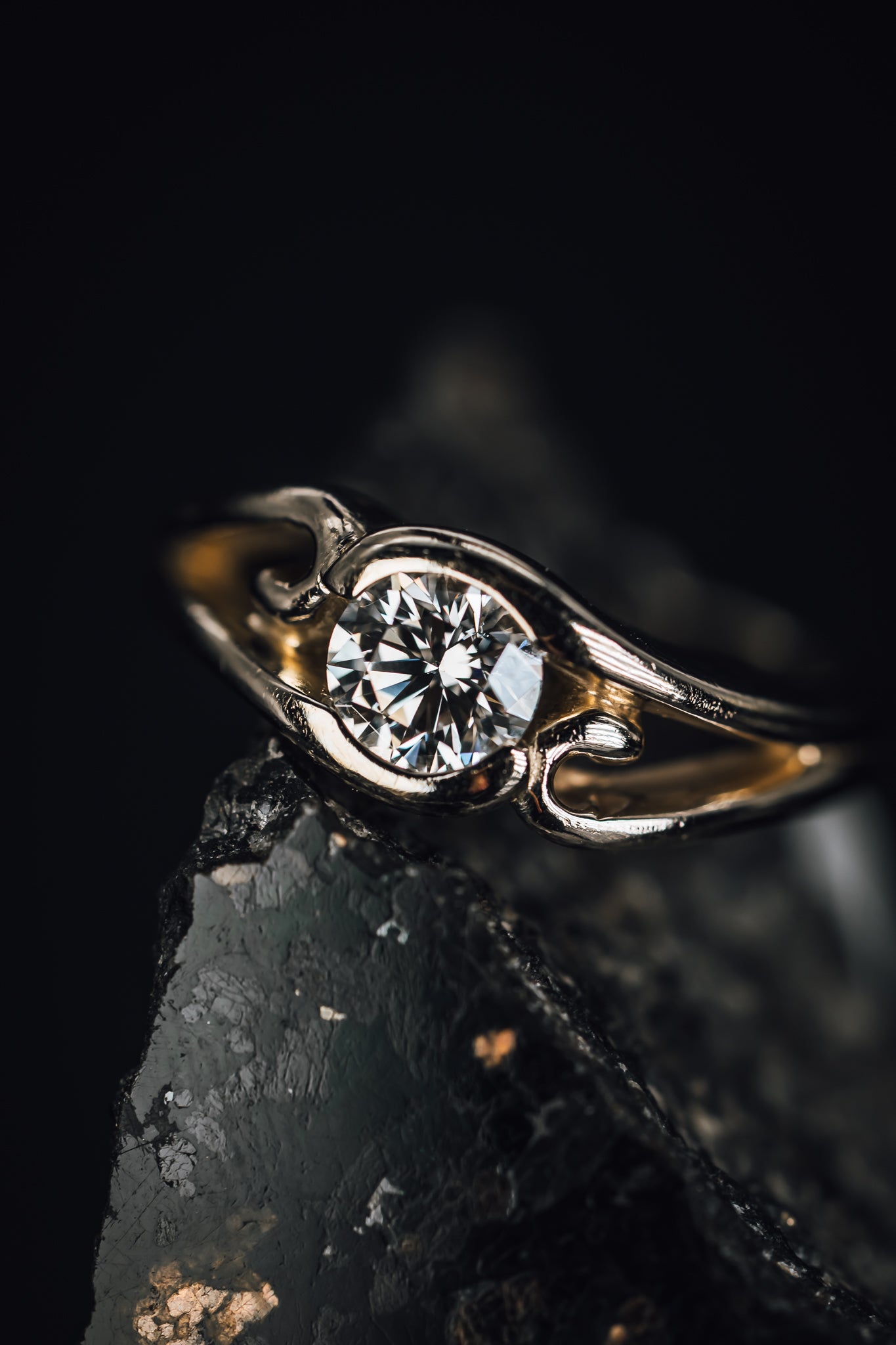 14k White Gold Diamond Ring