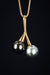 14k Yellow Gold Tahitian Pearl Pendant