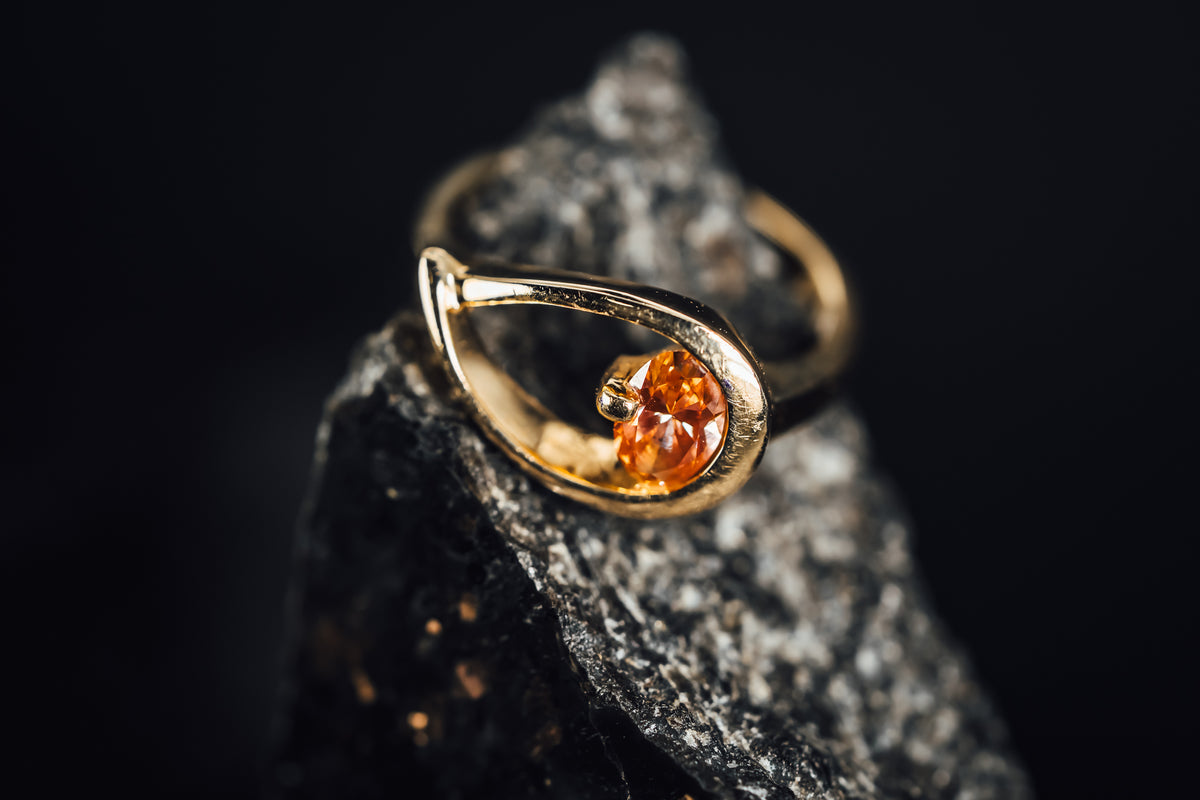 14k Yellow Gold Lab Grown Diamond Ring