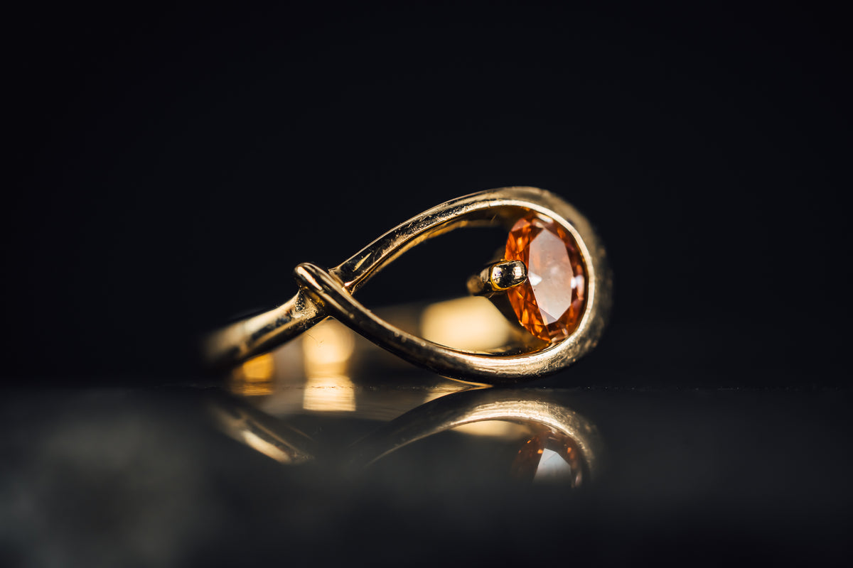 14k Yellow Gold Lab Grown Diamond Ring