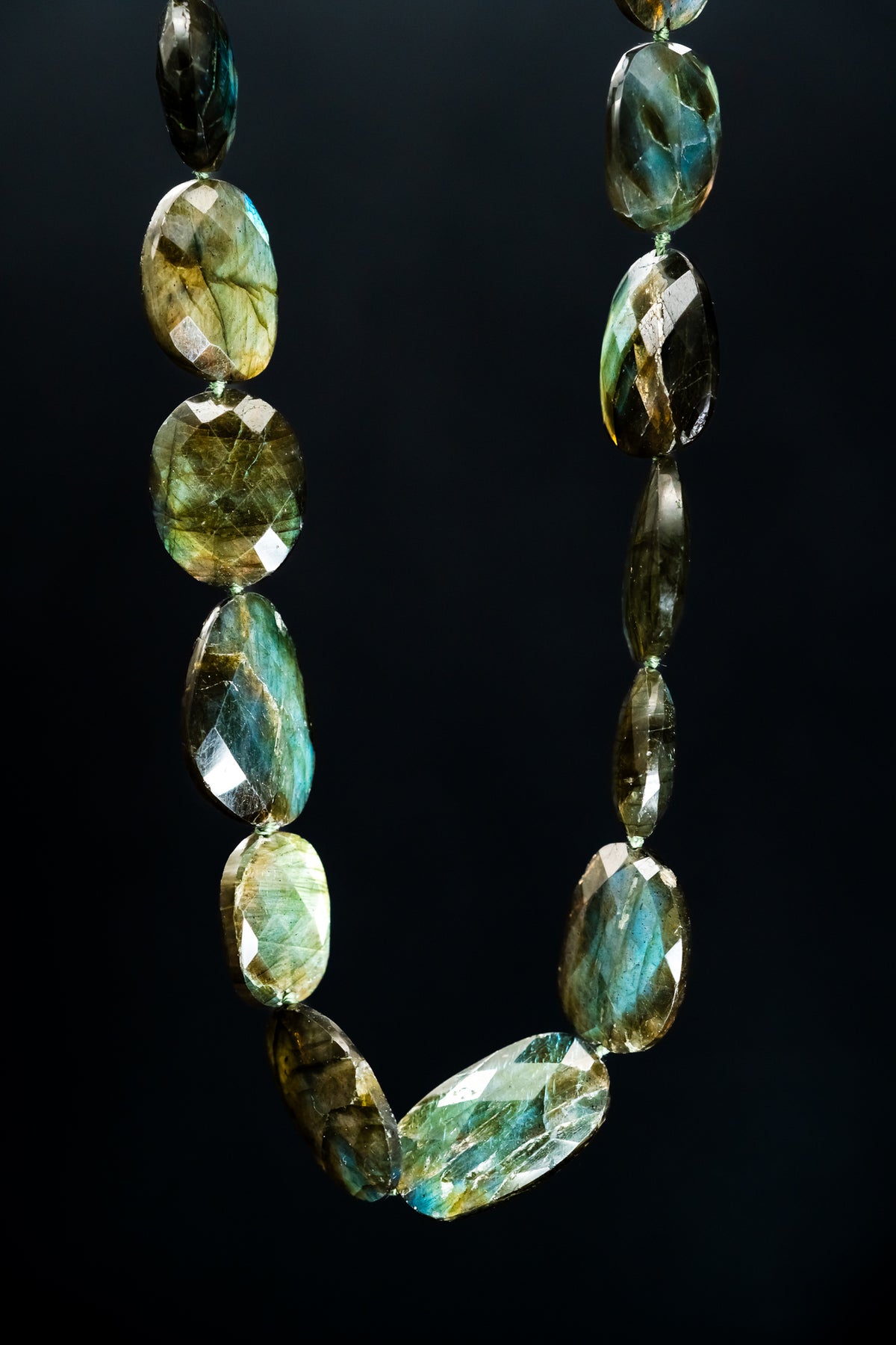 Sterling Silver Labradorite Necklace