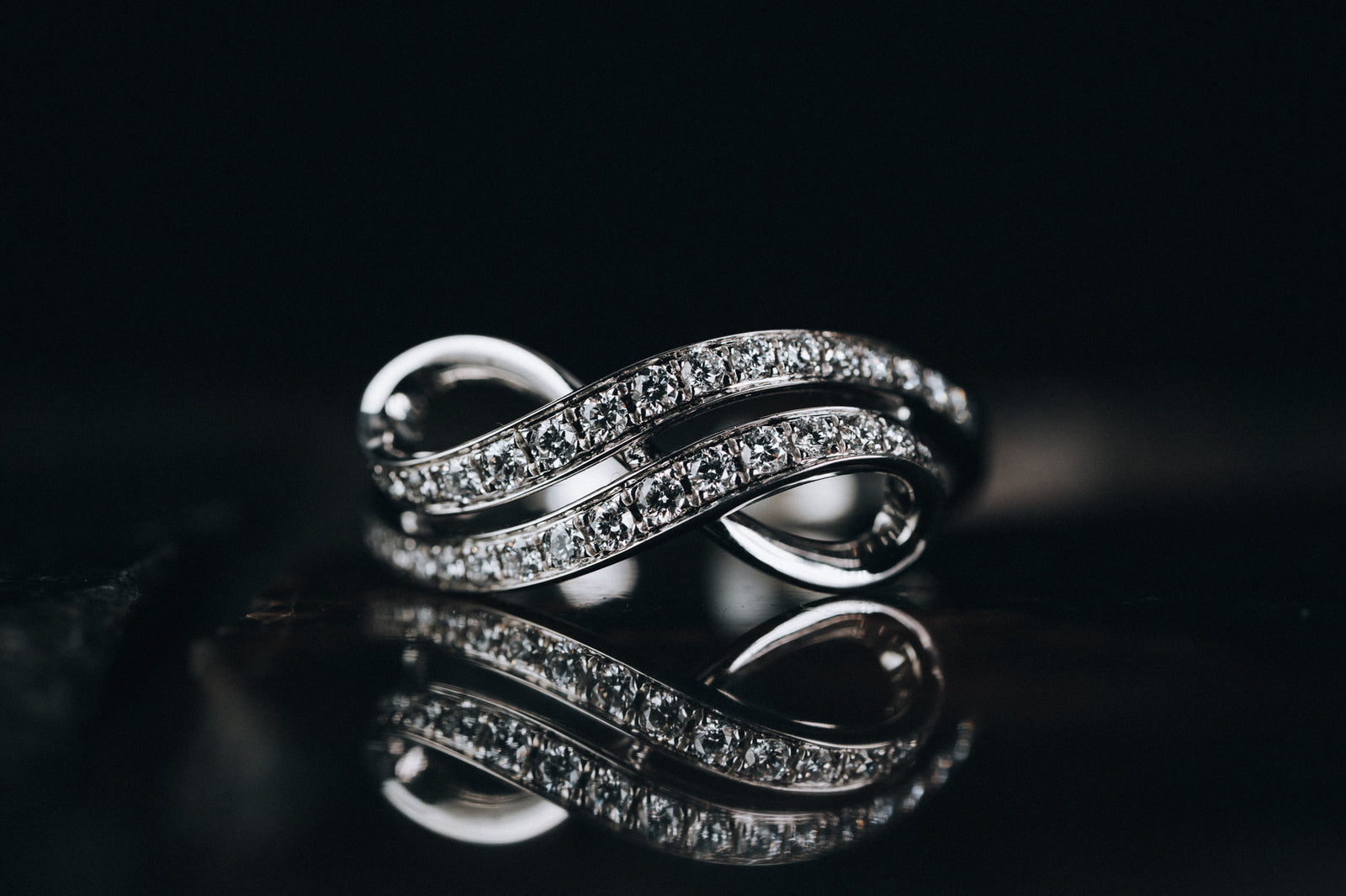 14k White Gold Diamond Ring