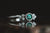 14k White Gold Emerald and Diamond Ring