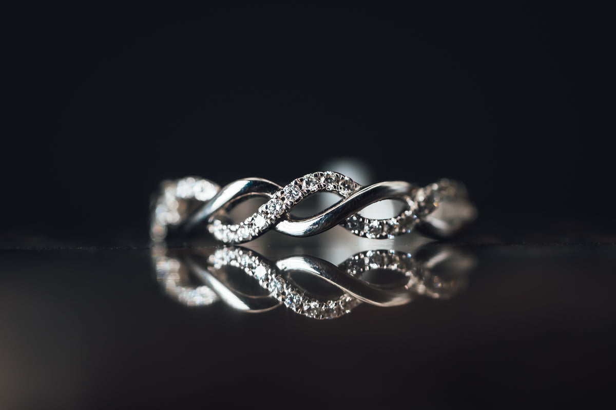 14k White Gold Diamond Ring