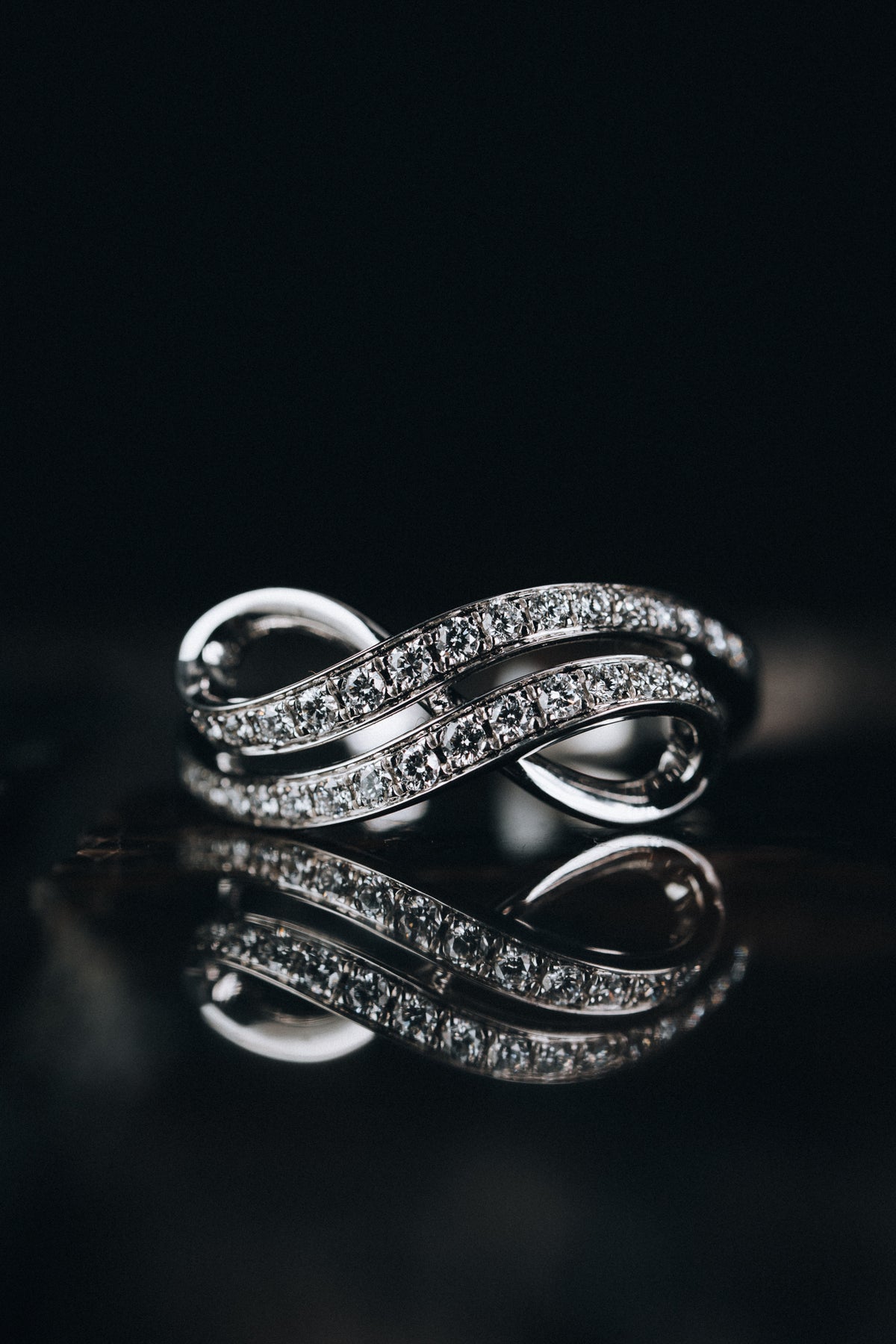 14k White Gold Diamond Ring