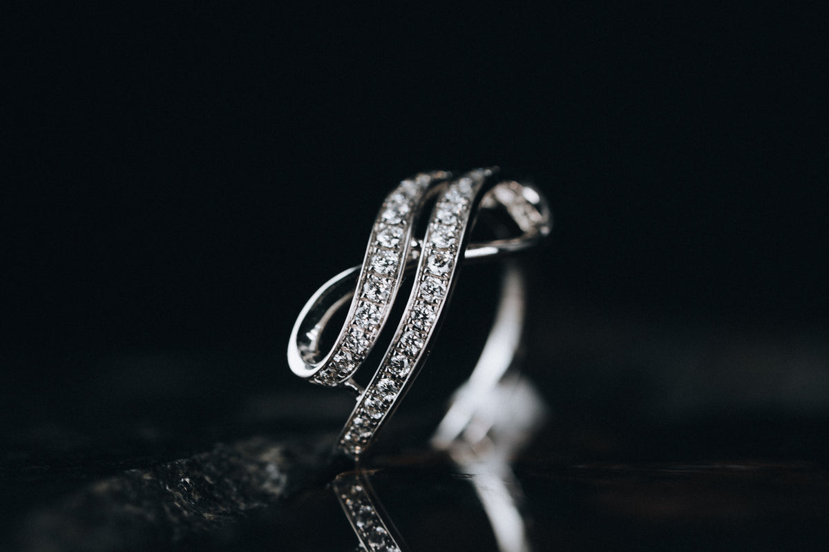 14k White Gold Diamond Ring