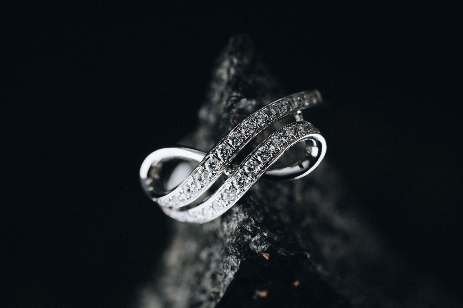 14k White Gold Diamond Ring