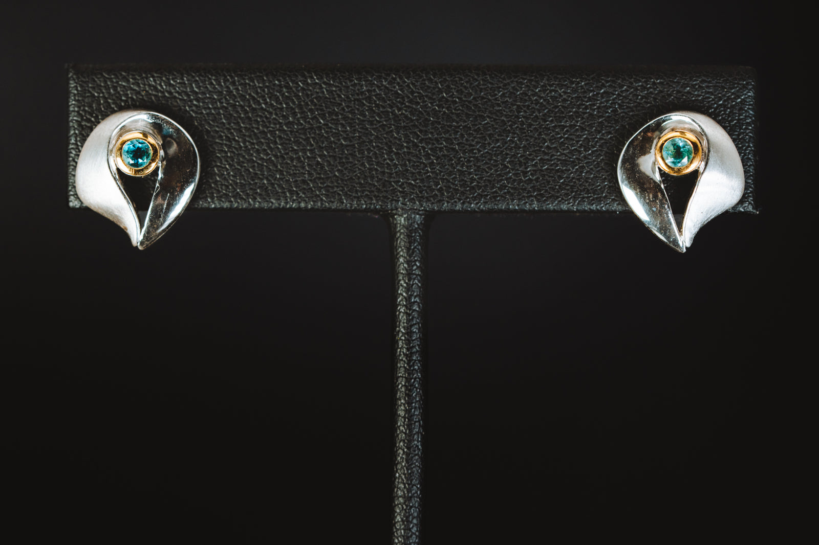 Sterling Silver Blue Topaz Earrings