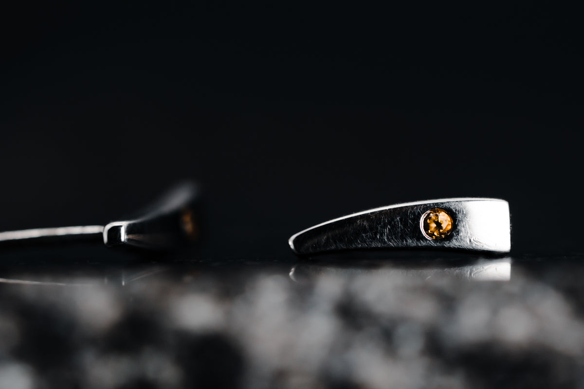 Sterling Silver Citrine Earrings