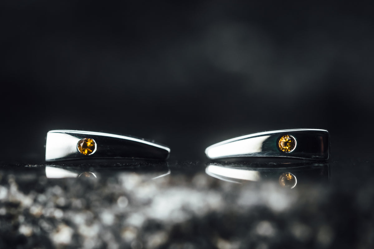 Sterling Silver Citrine Earrings