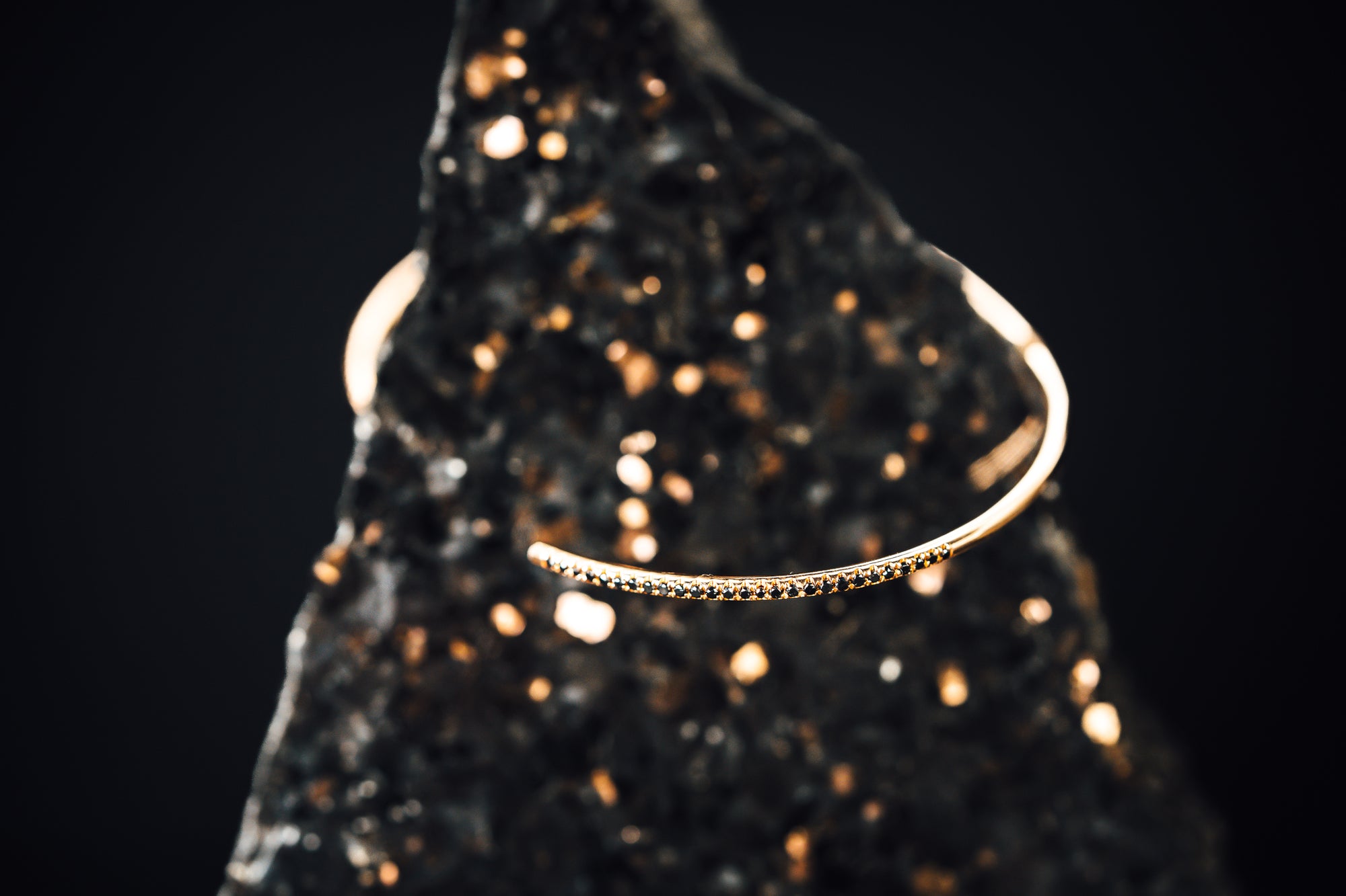 14k Rose Gold Diamond Bracelet