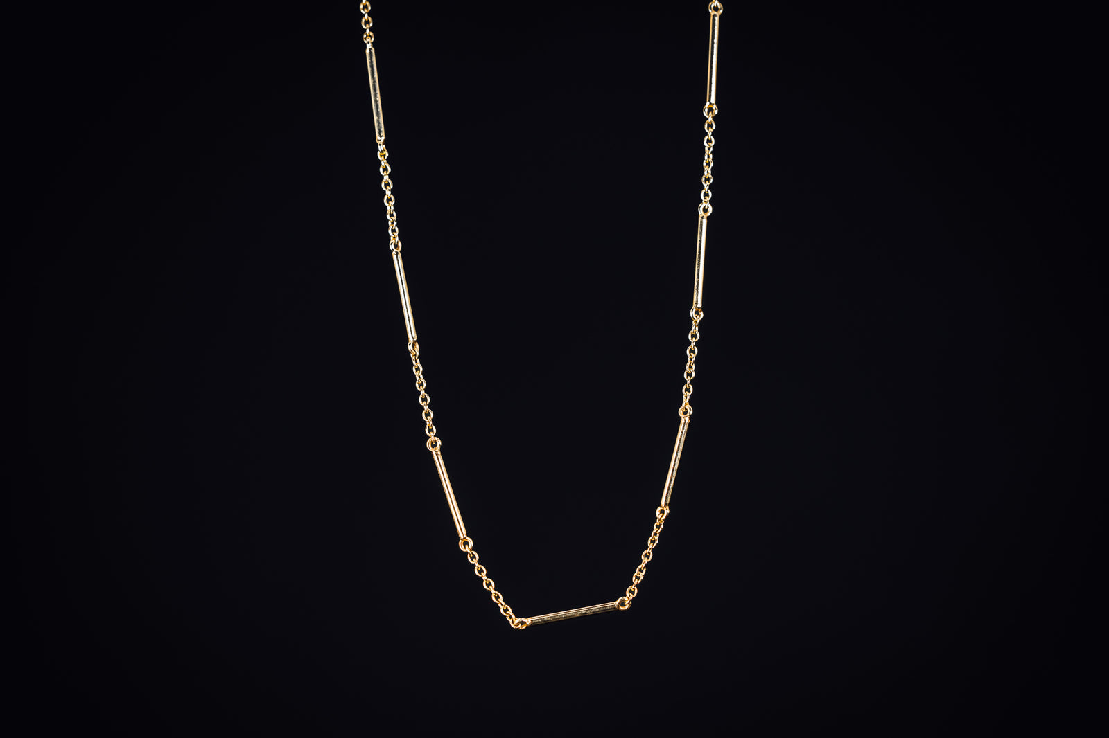 14k Yellow Gold Diamond Necklace