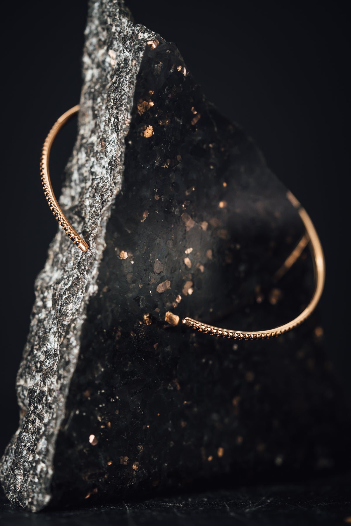 14k Rose Gold Diamond Bracelet