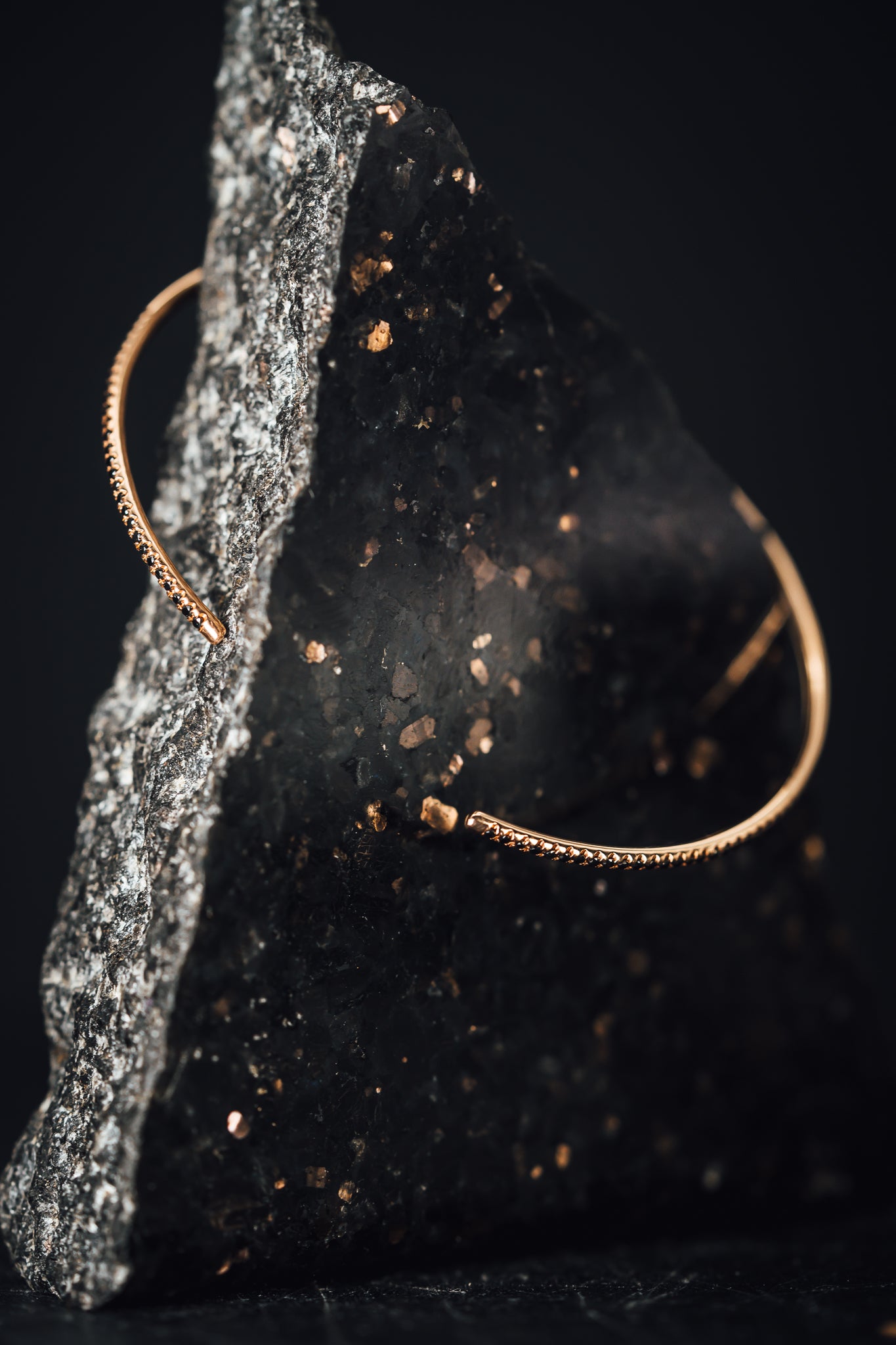 14k Rose Gold Diamond Bracelet