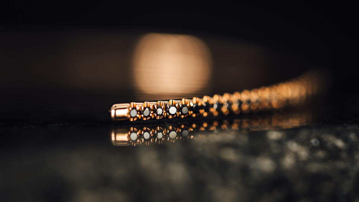 14k Rose Gold Diamond Bracelet