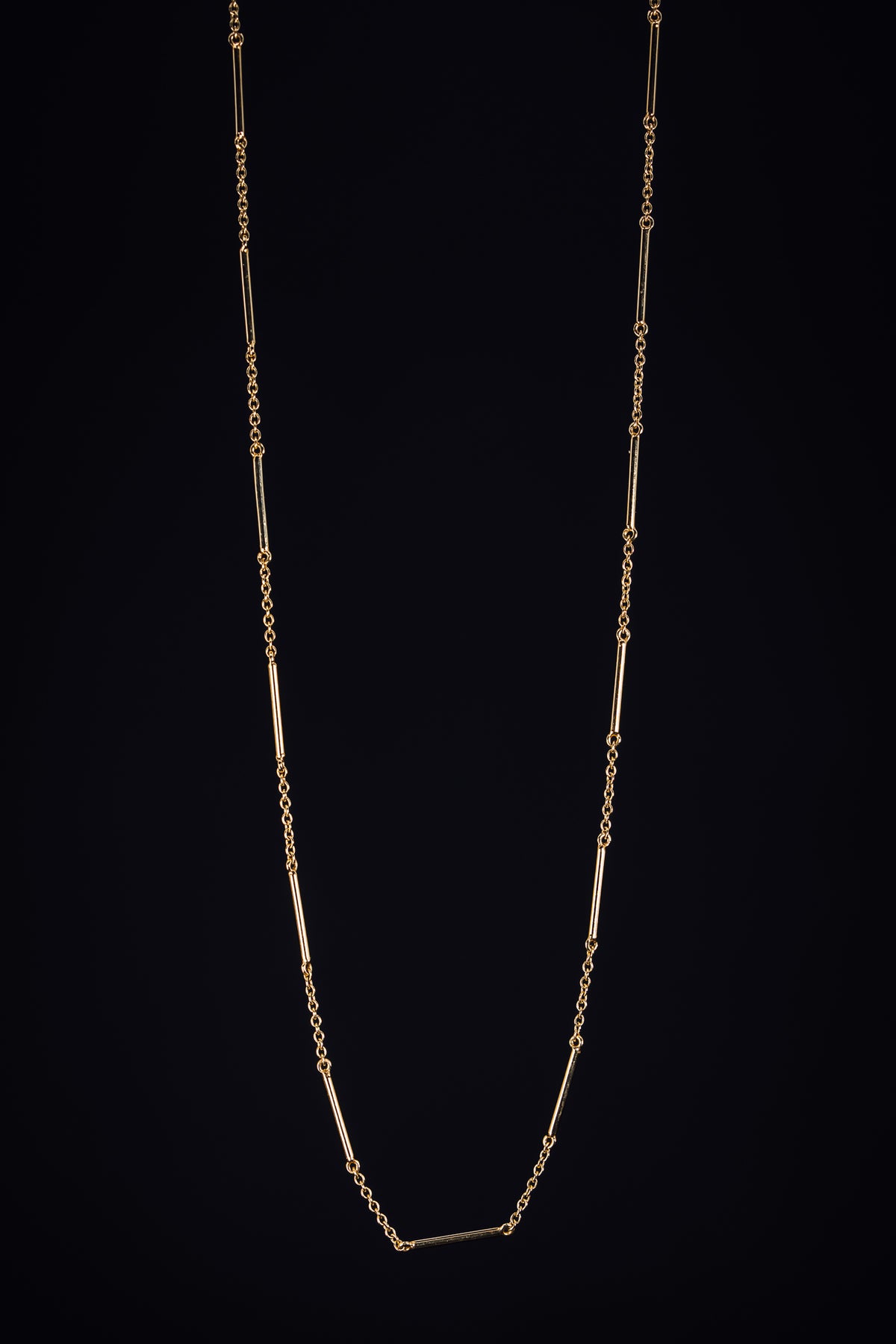 14k Yellow Gold Diamond Necklace