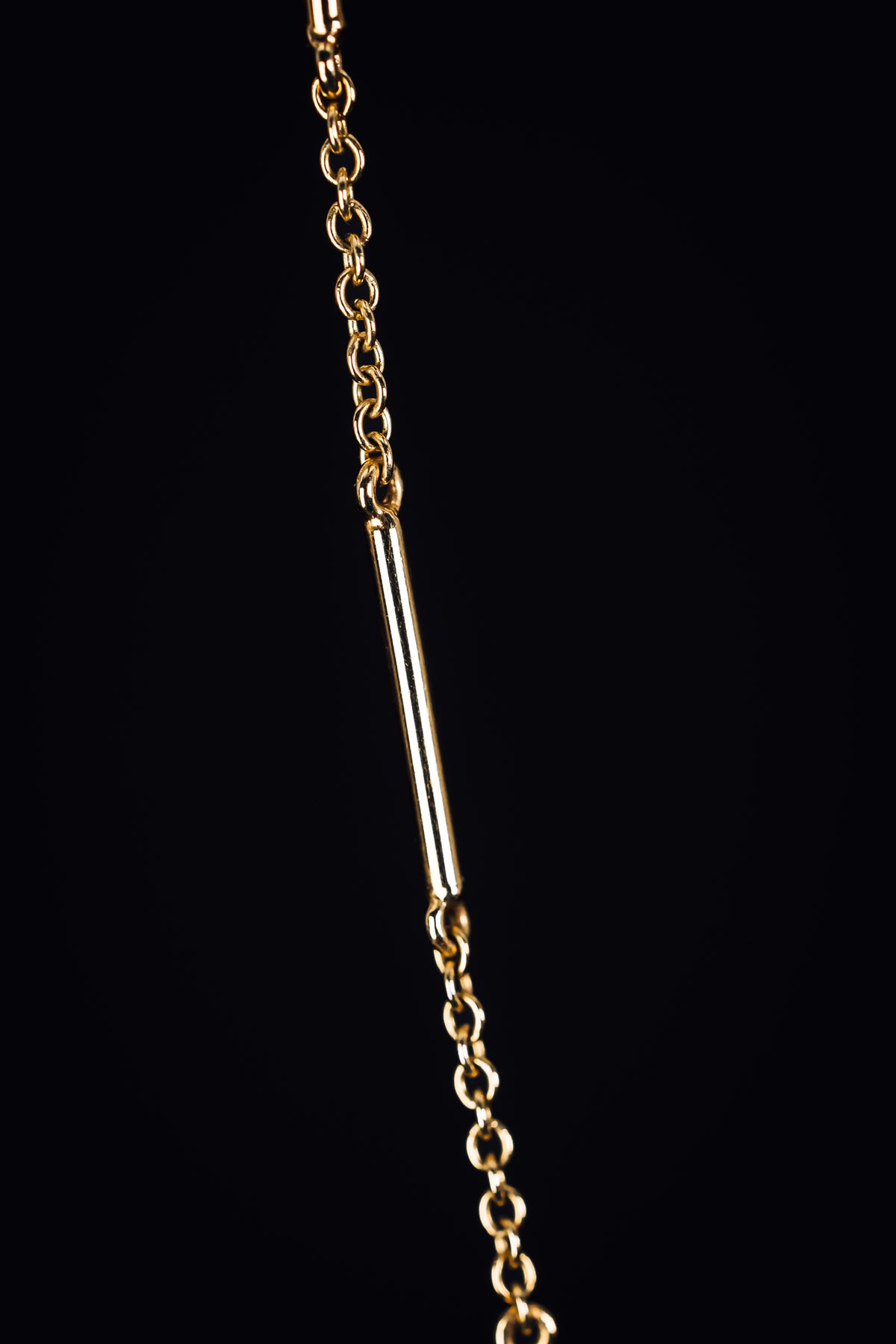14k Yellow Gold Diamond Necklace