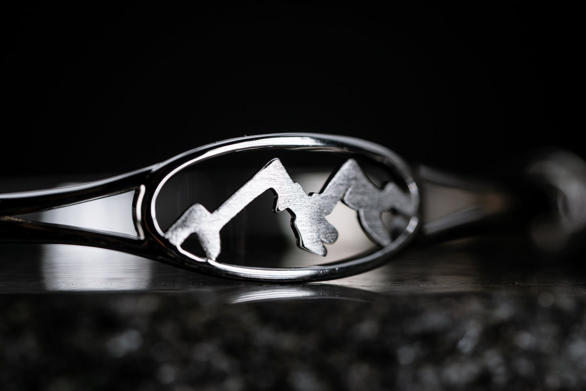 Sterling Silver Mountain Peaks Bracelet